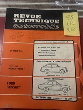 Revue technique Ford ESCORT