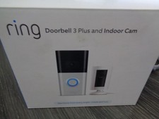 Ring Video Doorbell 3 Plus with Night Vision & Indoor Cam NEW OPEN BOX UNUSED