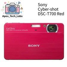 Sony Cyber-shot DSC-T700 Digital Camera 10.1MP 4x Optical Zoom Red Fast Shipping