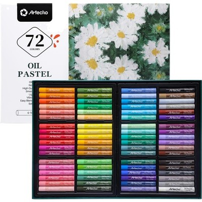 72 Farben Ölpastellkreiden für Künstler, Anfänger, Schüler