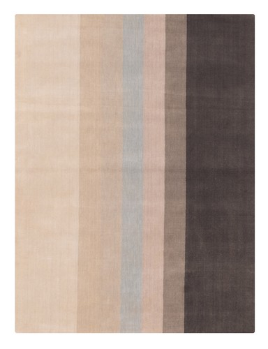 Traditional Grey Hand loomed Area Rug 5'3" x 7'6" Oriental Carpet