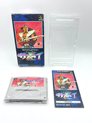 First Samurai Nintendo Super Famicom SFC SNES Kemco CIB Authentic Tested Japan