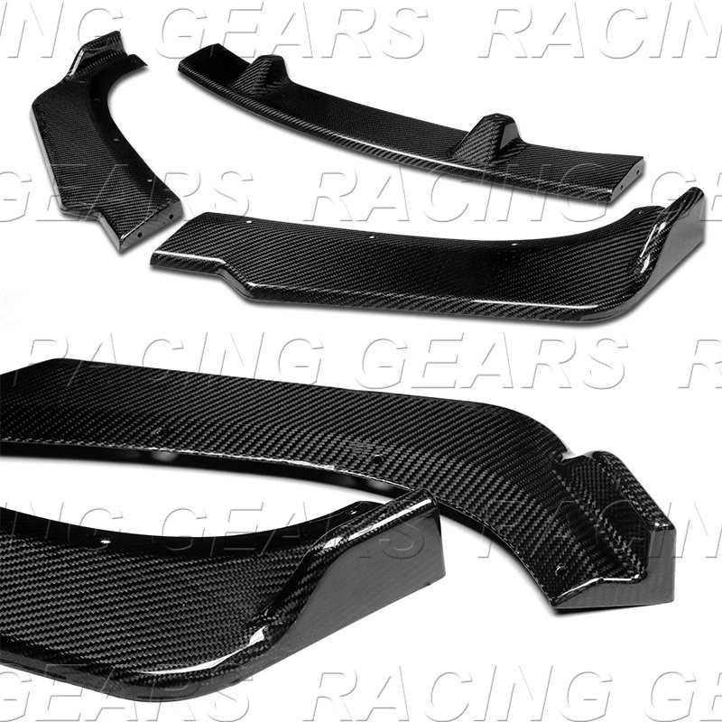 ALERÓN LABIO PARACHOQUES DELANTERO 100% FIBRA CARBONO REAL PARA BMW 328i 335i E90 09-11 4 puertas Foto 2 de 4