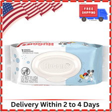 Huggies Simply Clean Unscented Baby Diaper Wipes, 1 Flip-Top Pack 64 Wipes Tota