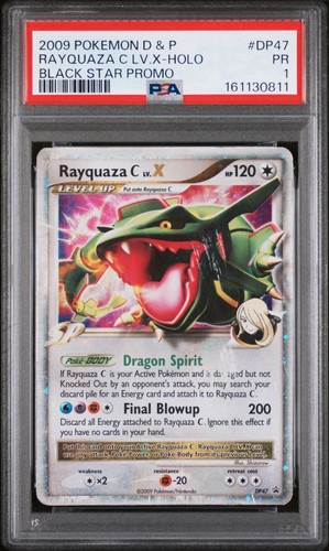Rayquaza C LV.X graded PSA 1 for sale on eBay