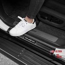 4PCS Door Sill Protector Compatible with Lexus 2024 2024-2026 GX Matte Black 