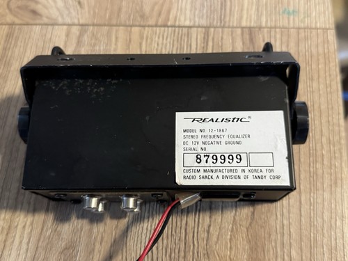 VINTAGE REALISTIC 7 BAND STEREO FREQUENCY EQUALIZER 12-1867 *FAST SHIPPING* - Picture 14 of 15