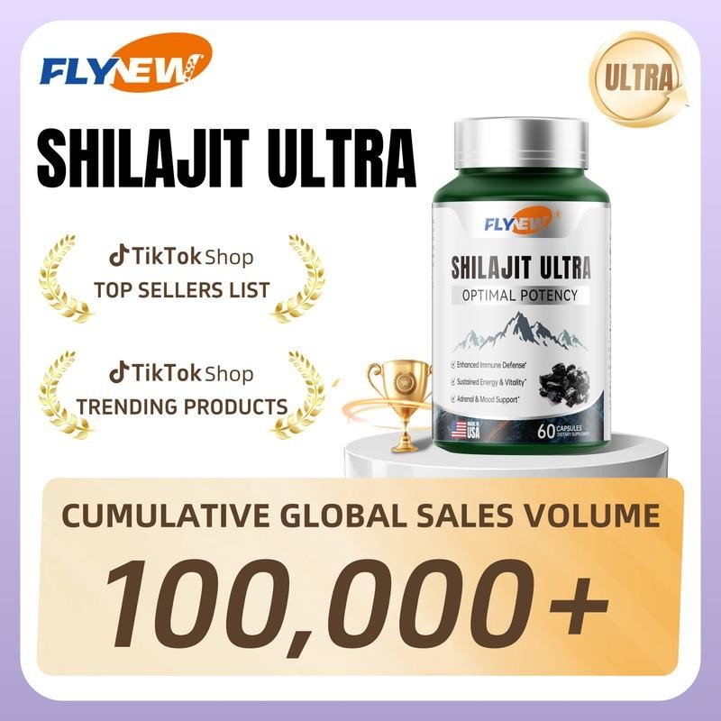 Buy 2get1 Flynew Optimal Potency Shilajit Ultra 60Capsules Made inEssential Mine