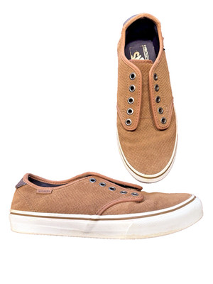 Vans ultra cush animal imprint suede texture sneaker shoe Size 8 No Laces