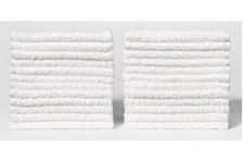 - 24 Pack Soft Washcloths, 100 Natural Cotton, 12x12 Inch Towels for Bathroo...