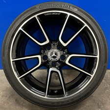 GENUINE 19” MERCEDES C-CLASS W205 AMG REAR ALLOY WHEEL + TYRE