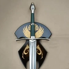 Aragorn Ranger’s Sword Replica | Handmade Strider’s Medieval Sword | Home Decor