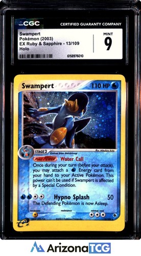 Swampert graded CGC 9 for sale on eBay