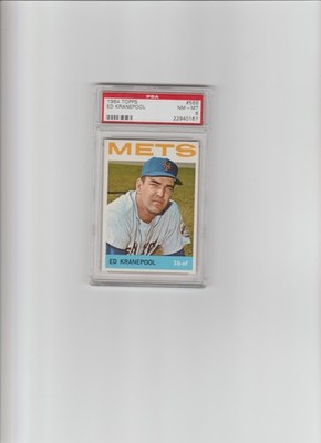 1964  Topps Ed Kranepool # 566    PSA 8 NM-MT  High Series  Nicely centered NQ