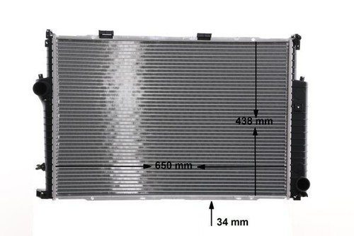 RADIATOR ENGINE COOLING CR 287 000S FOR BMW 8E315E347E32 M62B44 4.4L M60B40 4.0L - Picture 3 of 18