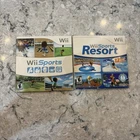 Nintendo Wii Sports and Wii Sports Resort Bundle 2006/2009 UNTESTED