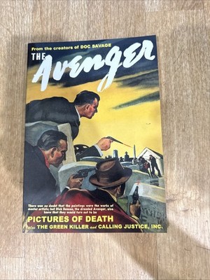 2013 First Printing THE AVENGER Pictures Death Green Killer Calling Justic New