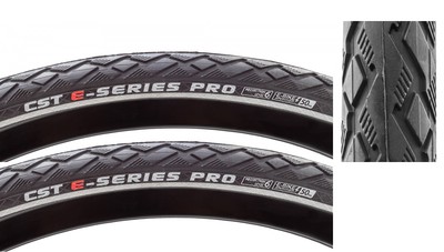 Pack of 2 Cst Premium E-Series Pro 700x35 Wire TPI 75 Bk/Blk
