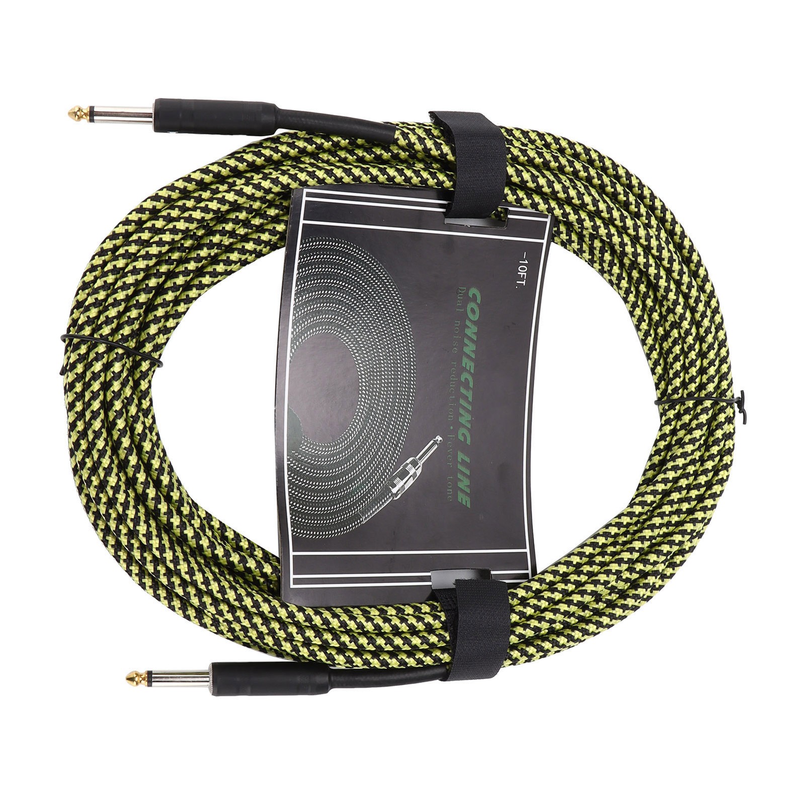 Musical Instrument Cable Braided Shield NickelPlated Plug Guitar Bass Connec HEN