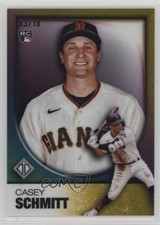 2023 Topps Transcendent Collection Icons Chrome 3/10 Casey Schmitt #65 1cp9