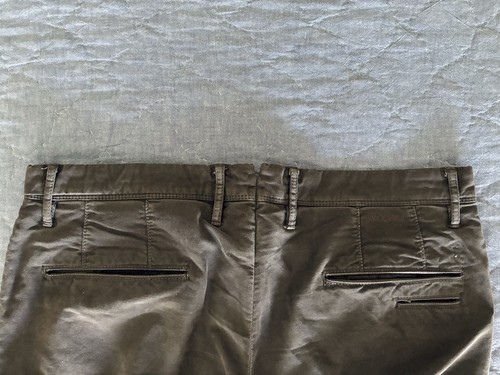 INCOTEX Slim Fit Chinos, Khakis, Pants, Men’s Size 36 - Foto 5 di 9
