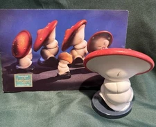 WDCC Disney 4” Mushroom Dancer Figurine from FANTASIA Postcard Included. No Box