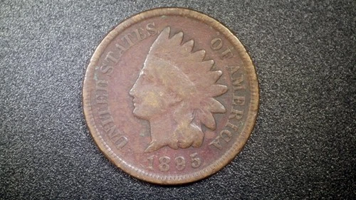 1895 Indian Head Cent Penny, Good