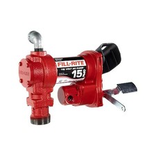 Fill-Rite Fr604h Fuel Transfer Pump, 115Vac, 15 Gpm, 1/6 Hp, Cast Iron, 1 In.
