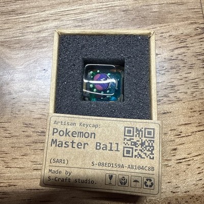 S-Craft MASTER BALL Artisan Pokemon Keycap  new unmounted  