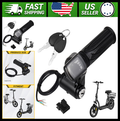 36V Electric Scooter Throttle with Battery Display, 6-Pin, Gotrax Flex