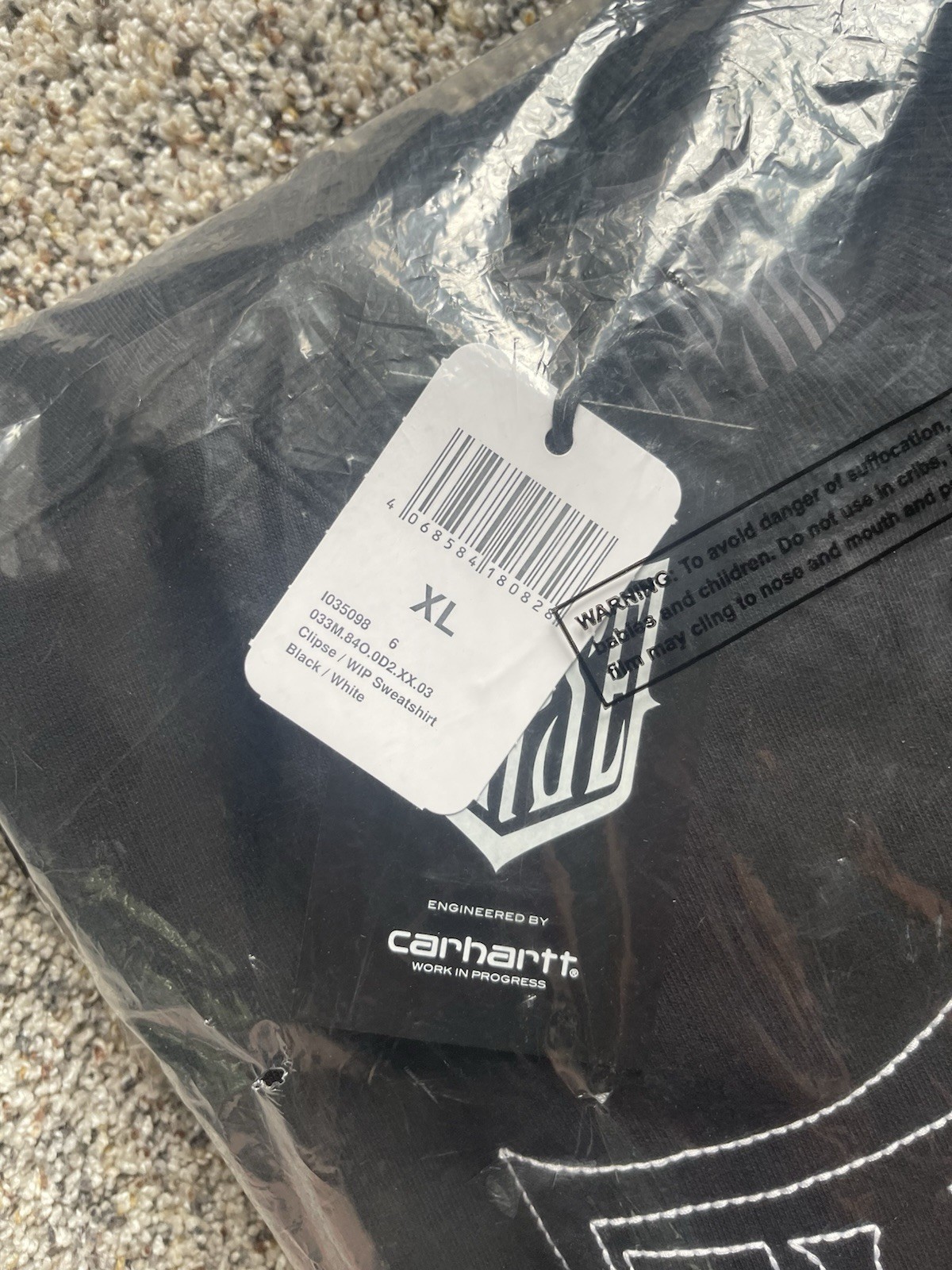 Carhartt WIP X Clipse size XL Let God Sort Em Out Very Rare Crewneck image 2