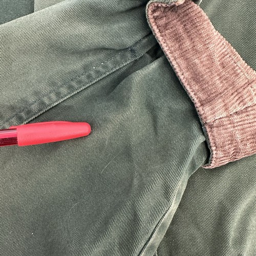 Chaqueta de pana St Johns Bay de colección para mujer forro a cuadros verde tareas de campo 1x LEER - Imagen 20 de 24