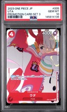 2023 ONE PIECE JAPANESE PROMOS PROMOTION CARD SET 3 #005 UTA PSA 10