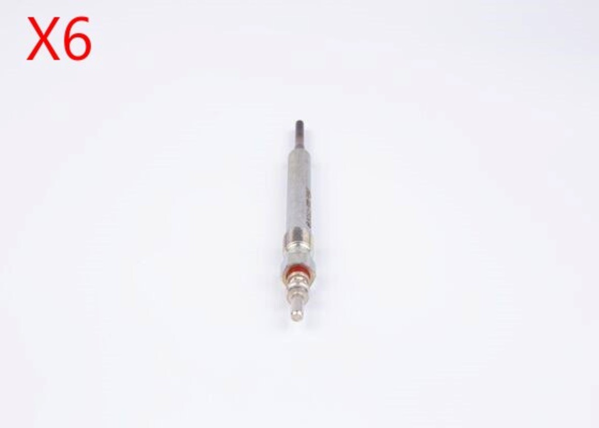 BOSCH x6 Pcs Glow Plug For VW AUDI SEAT SKODA PORSCHE BENTLEY Amarok 0250403009