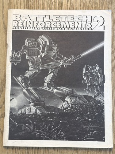 Battletech Reinforcements 2 Rulebook - FASA