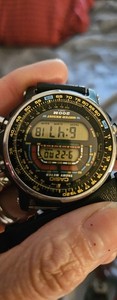 Casio Watch Digital DW-400 Tachy Meter 200M Japan Mens Quartz Black Vintage Rare