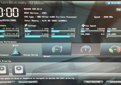 ASUS M5A99X EVO R2.0 ATX Gaming Motherboard + AMD FX 6300 CPU + 8gb RAM - Picture 2 of 23