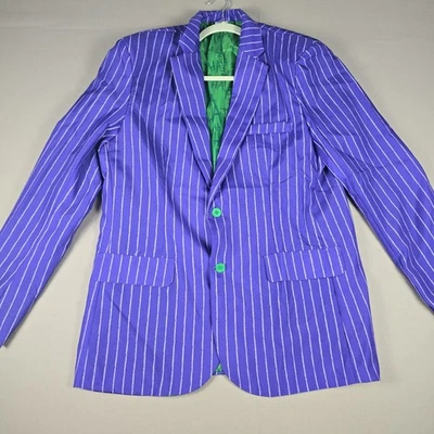 Spirit Halloween Joker Costume DC Comics Purple Green 2 Piece Mens Suit Size XL - Image 1 of 4