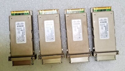 Lot of 4 Cisco 21-CFR 1040 10 X2-10GB-LX4 Transceiver Module