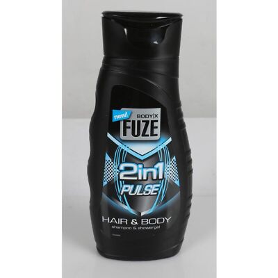 12x Body X Fuze 2in1 Pulse 300ml Shampoo Duschgel Haarwäsche Körperpflege Haut 