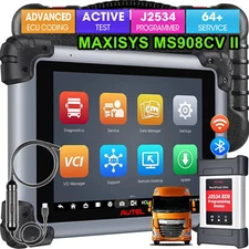 2025 Autel MaxiSYS CV MS908CV II Heavy Duty Diagnostic Scanner Tool All System
