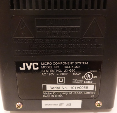#805 Victor・JVC UXW50-S 805 Victor・JVC UXW50-S Amazon.co.jp: Victor JVC UX-W50-S