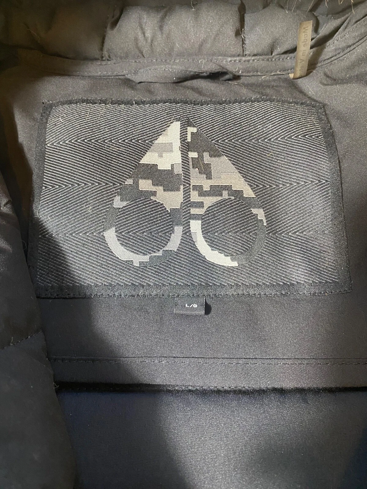 CANADA GOOSE Parka cappotto donna pelliccia alce nocche cappuccio piumino d'oca grande verde oliva