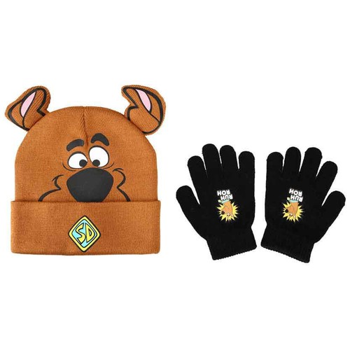 Scooby Doo Beanie and Gloves Combo for Kids