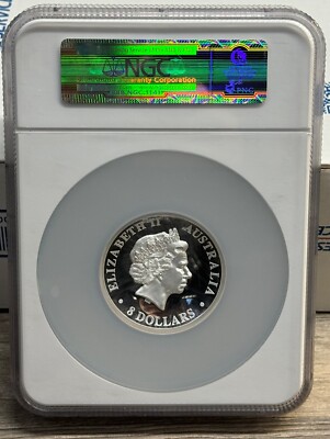 2014 P Australia $8 Koala NGC PF 69 Ultra Cameo 5ozt. .999 Fine