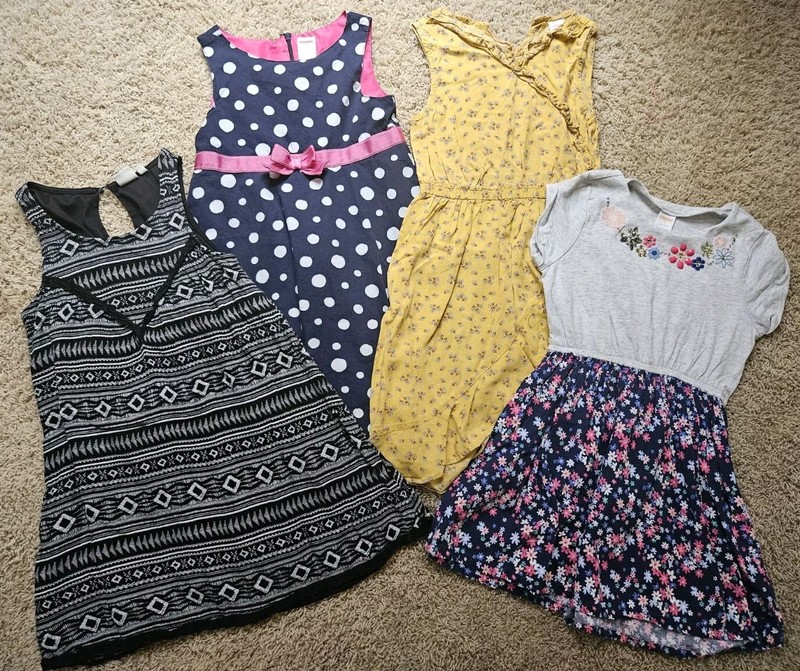 Girls Size 7 Dress Lot - Carters, Mudd, Gymboree,