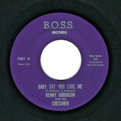 NORTHERN SOUL 45  Kenny Robinson and the Chessmen  B.O.S.S.  1031