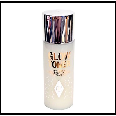 Charlotte Tilbury Glow Toner Niacinamide Pore Tight Peptide Exfoliating 1oz Trav