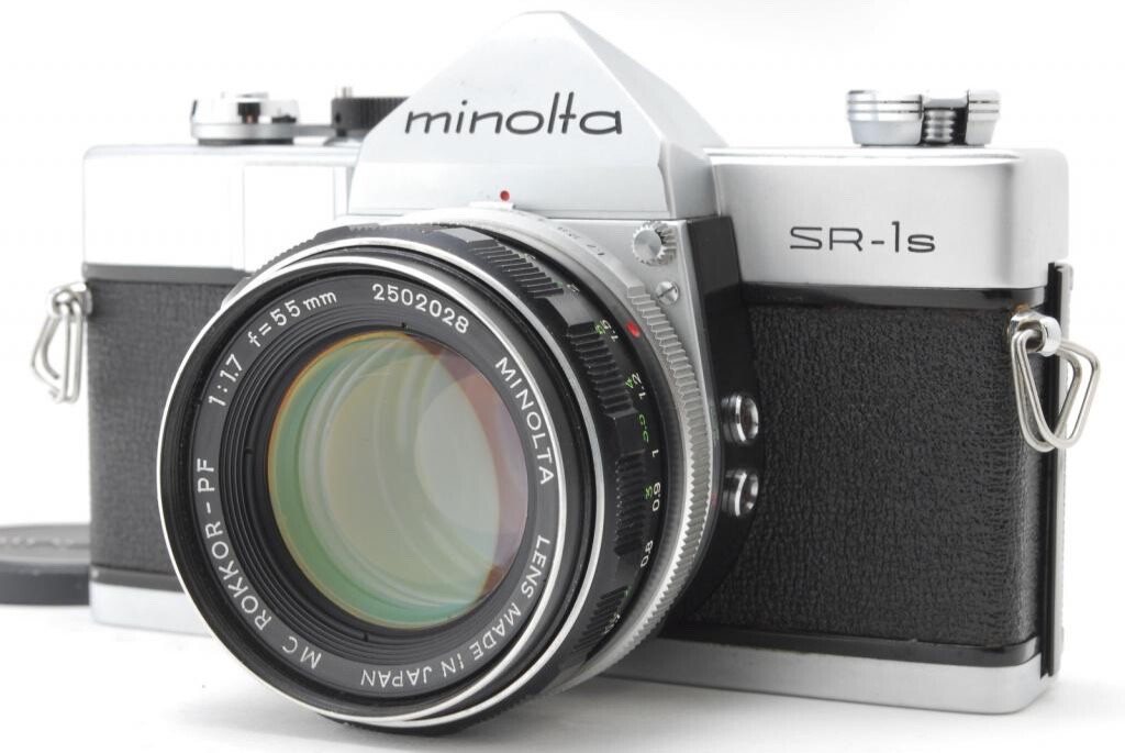 minolta SR-1s AUTO ROKKOR-PF 55㎜ f1.7付き MINOLTA AUTO ROKKOR 55mm f1.8の分類について｜あんのうん01