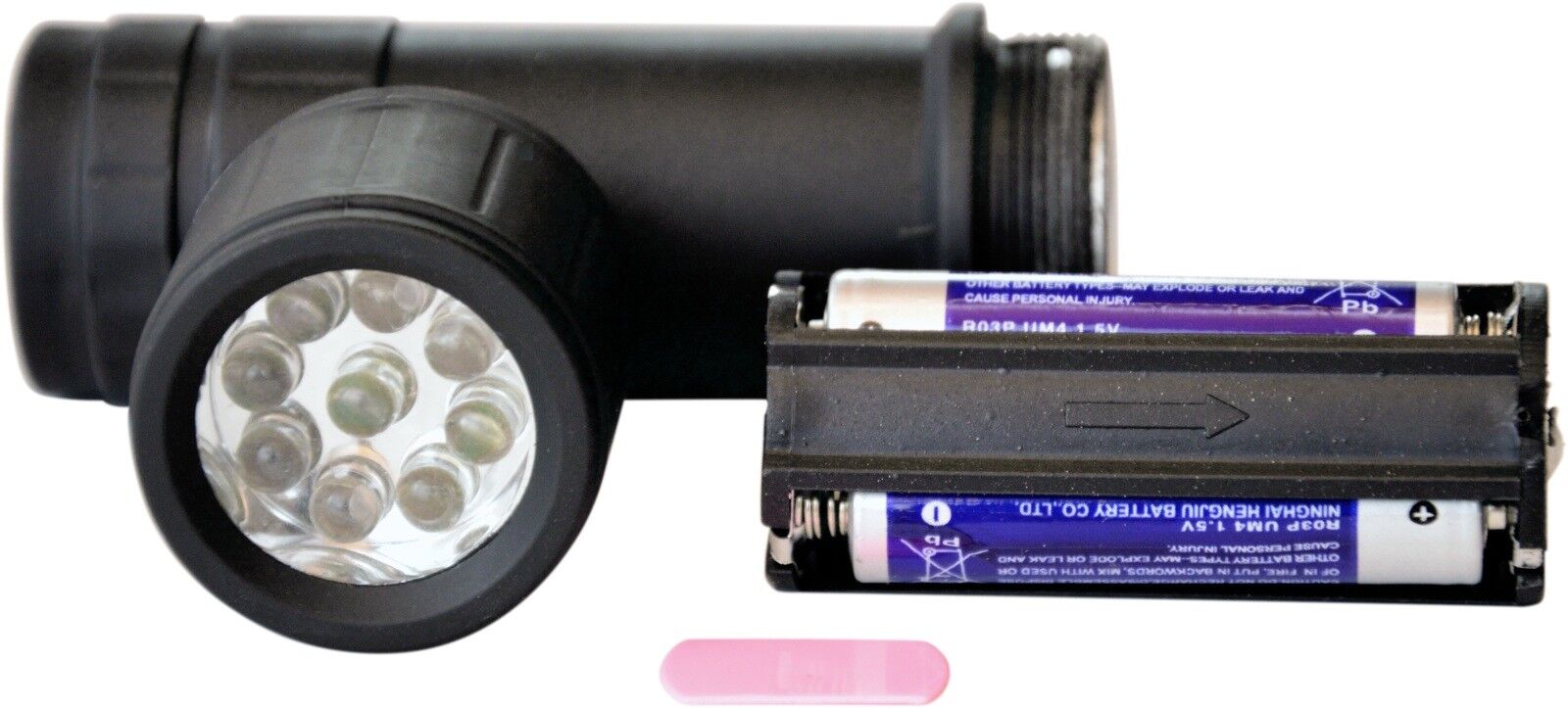 Soft touch LED Hand Taschenlampe Auto Lampe Halterung Batterien HR-IMOTION